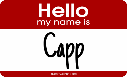 Hello my name is Capp png download