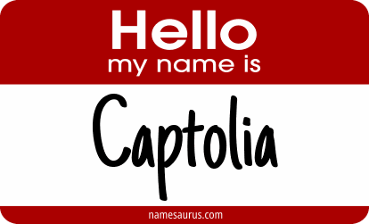 Hello my name is Captolia png download