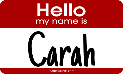 Hello my name is Carah png download