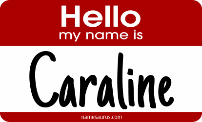 Hello my name is Caraline png download