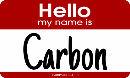 Hello my name is Carbon png download