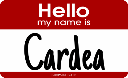 Hello my name is Cardea png download