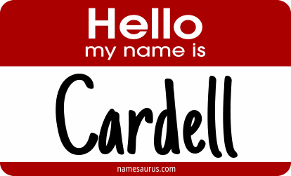 Hello my name is Cardell png download