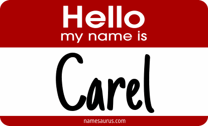 Hello my name is Carel png download