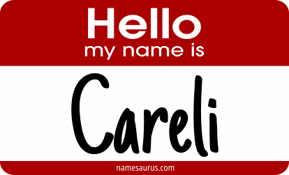 Hello my name is Careli png download