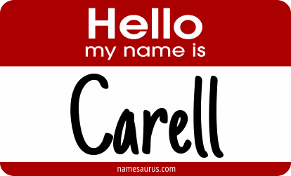Hello my name is Carell png download