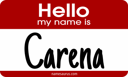 Hello my name is Carena png download