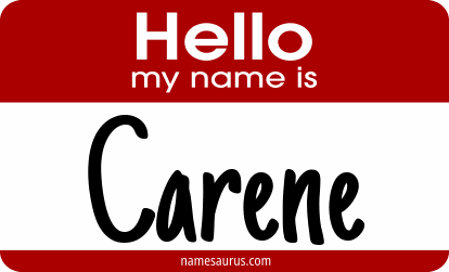 Hello my name is Carene png download