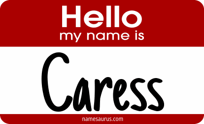 Hello my name is Caress png download