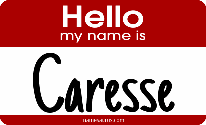 Hello my name is Caresse png download