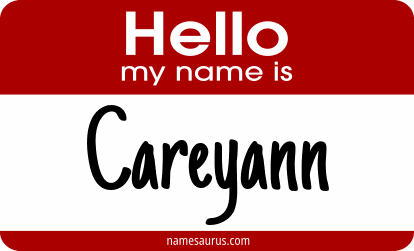 Hello my name is Careyann png download