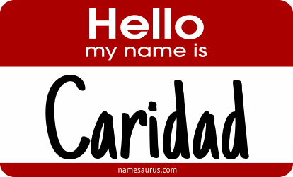 Hello my name is Caridad png download