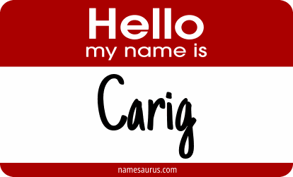 Hello my name is Carig png download