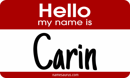 Hello my name is Carin png download