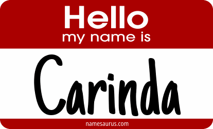 Hello my name is Carinda png download