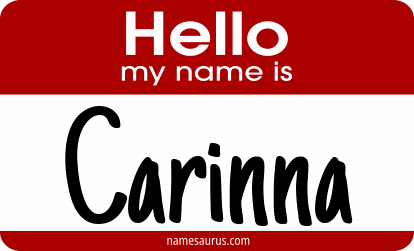Hello my name is Carinna png download