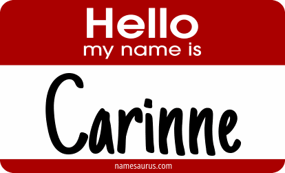 Hello my name is Carinne png download