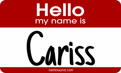 Hello my name is Cariss png download