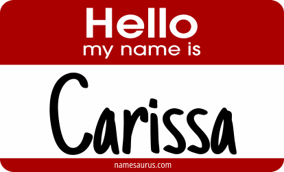 Hello my name is Carissa png download