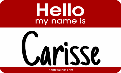 Hello my name is Carisse png download
