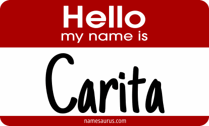 Hello my name is Carita png download