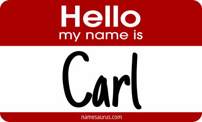 Hello my name is Carl png download