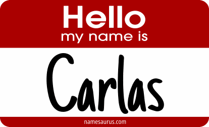 Hello my name is Carlas png download
