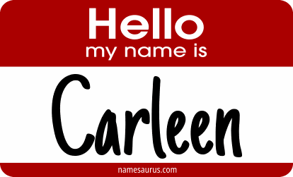 Hello my name is Carleen png download