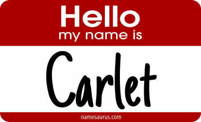 Hello my name is Carlet png download