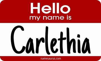 Hello my name is Carlethia png download
