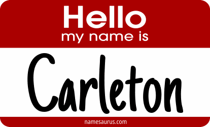 Hello my name is Carleton png download