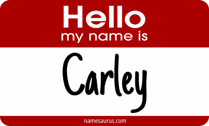 Hello my name is Carley png download