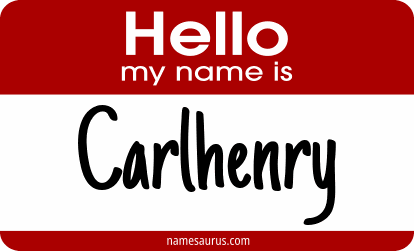 Hello my name is Carlhenry png download
