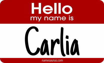 Hello my name is Carlia png download