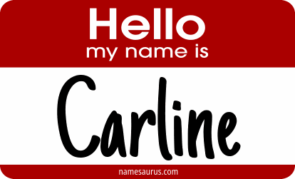 Hello my name is Carline png download