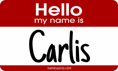 Hello my name is Carlis png download