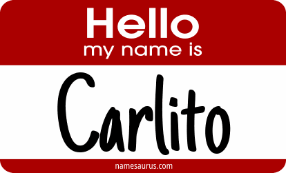 Hello my name is Carlito png download