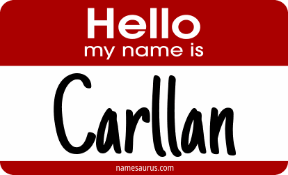 Hello my name is Carllan png download