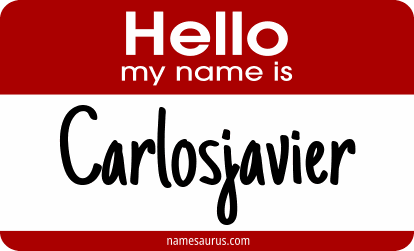 Hello my name is Carlosjavier png download