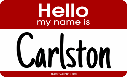 Hello my name is Carlston png download