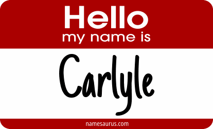 Hello my name is Carlyle png download