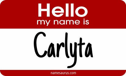 Hello my name is Carlyta png download