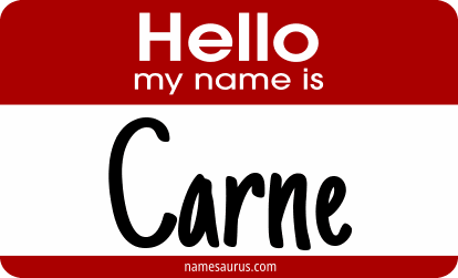 Hello my name is Carne png download
