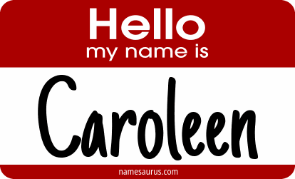 Hello my name is Caroleen png download