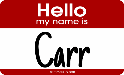 Hello my name is Carr png download