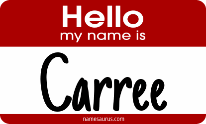 Hello my name is Carree png download
