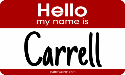 Hello my name is Carrell png download