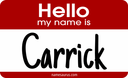 Hello my name is Carrick png download