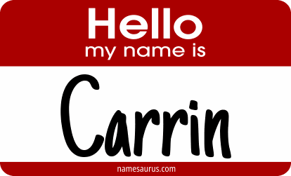 Hello my name is Carrin png download