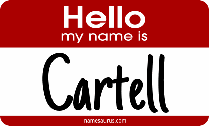 Hello my name is Cartell png download